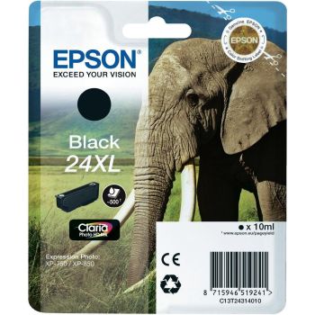 Epson T2431 High Yield 24XL Black Ink Cartridge (10ml) C13T24314010