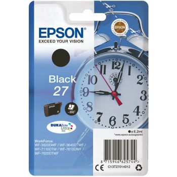 Epson C13T27014012 27 Black Ink Cartridge (350 Pages*)