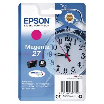 Epson C13T27034012 27 Magenta Ink Cartridge (300 Pages*)