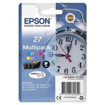 Epson CMY Multipack 27 Ink Cartridges (300 pages each) C13T27054012