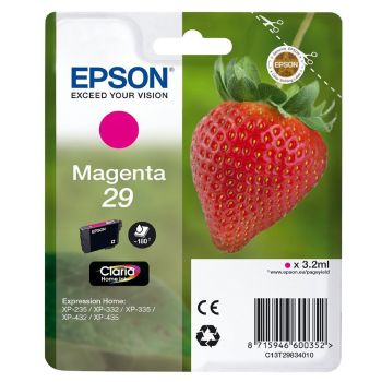 Epson C13T29834012 29 T2983 Magenta Ink Cartridge (3.2ml) C13T29834012