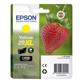 Epson C13T29944010 29XL T2994 High Yield Yellow Ink Cartridge (450 pages*)