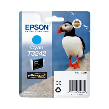 Epson C13T32424010 T3242 Cyan Ink Cartridge (14ml)