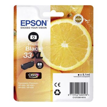 Epson T3361 High Yield 33XL Photo Black Ink Cartridge (8.1ml) C13T33614010