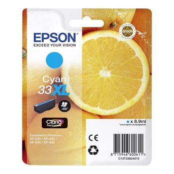 Epson T3362 High Yield 33XL Cyan Ink Cartridge (8.9ml) C13T33624010