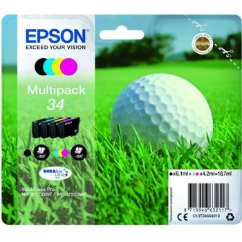 Epson Standard CMYK 34 Ink Cartridge Multipack