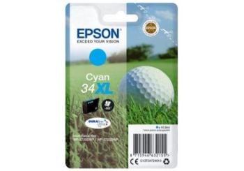 Epson 34XL C13T34724010 Cyan High Yield Ink Cartridge (950 Pages*)