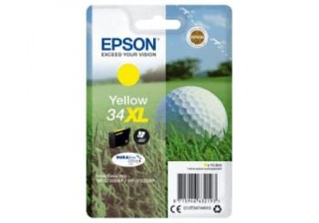 Epson 34XL C13T34744010 Yellow High Yield Ink Cartridge (950 Pages*)
