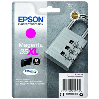 Epson 35XL C13T35934010 Magenta High Capacity Ink Cartridge (1,900 Pages*)