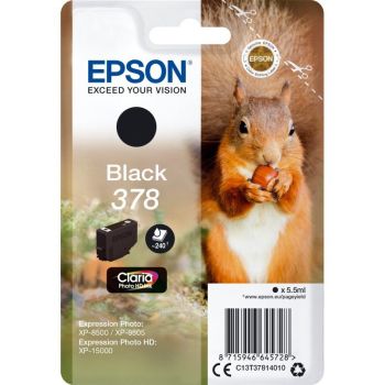 Epson C13T37814010 378 Claria Photo HD Ink Black (240 Pages)