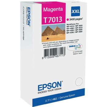 Epson C13T70134010 T7013 Extra High Yield Magenta Ink Cartridge (3,400 pages*)
