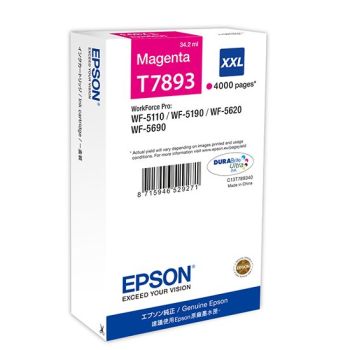 Epson C13T789340 T7893 XXL Magenta Ink Cartridge (4,000 Pages*)
