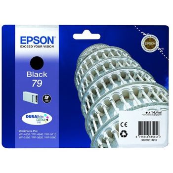 Epson C13T79114010 79 Black Ink Cartridge (900 Pages*)