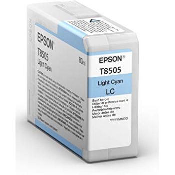 Epson C13T850500 T850500 Light Cyan Ink Cartridge (80ml)