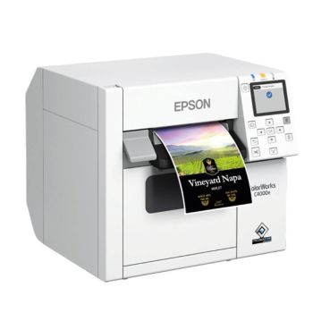 Epson ColorWorks C4000e (mk) - Matte Colour Inkjet Label Printer
