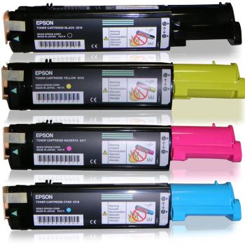 Epson PB-EPCX21VAL High Yield CMYK Toner Kit (save 