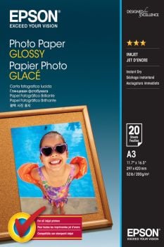 Epson A3 Glossy Photo Paper 200gsm - 20 sheets C13S042536