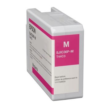 Epson SJIC-36-P-M Magenta Ink Cartridge 80ml C13T44C340