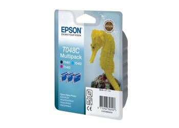 Epson T048C CMK Ink Cartridge Multipack (13ml each) C13T048C4010