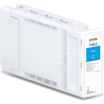 Epson T48U UltraChrome Pro 6 Cyan Ink Cartridge (350ml) C13T48U200