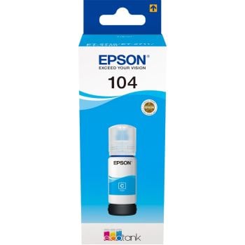 Epson 104 EcoTank Cyan Ink Bottle (7,500 Pages*) C13T00P240