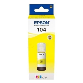 Epson 104 EcoTank Yellow Ink Bottle (7,500 Pages*) C13T00P440