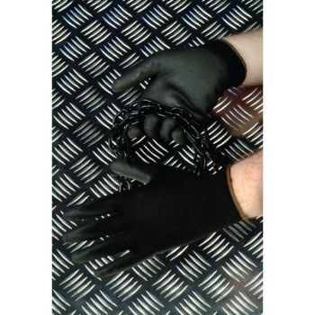 Polyco GH100 PU Coated Size 9 Nylon Glove Black GH0009