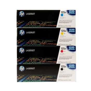 HP PB-CF373AM-CB540A 125A CMYK Toner Cartridge Multipack