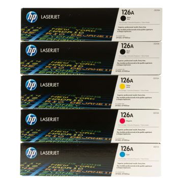 HP PB-CF341A-CE310AD 126A 1x CMY + 2x K Toner Cartridge Multipack