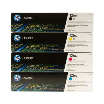 HP PB-CF341A-CE310A 126A CMYK Toner Cartridge Multipack