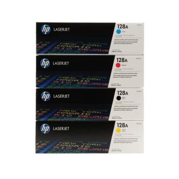 HP PB-CF371AM-CE320A 128A CMYK Toner Cartridge Multipack