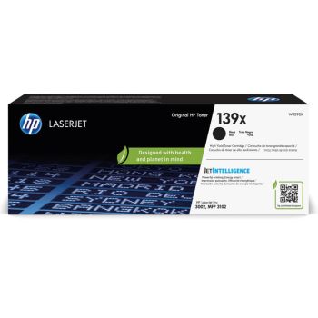 HP 139X High Yield Black Toner Cartridge (4,000 Pages*) W1390X