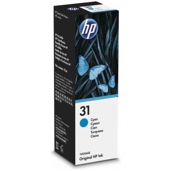 HP 31 Cyan Standard Capacity Ink Cartridge (8,000 Pages*) 1VU26AE