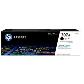 HP 207A Black Standard Yield Toner Cartridge (1,350 Pages) W2210A