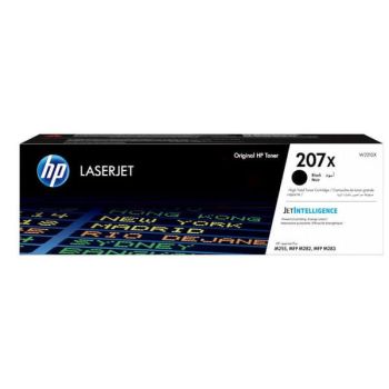 HP 207X Black High Yield Toner Cartridge (3,150 Pages) W2210X