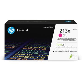 HP 213X High Capacity Magenta Toner Cartridge (6,000 Pages*) W2133X