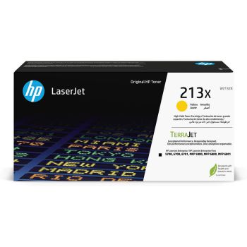 HP 213X High Capacity Yellow Toner Cartridge (6,000 Pages*) W2132X