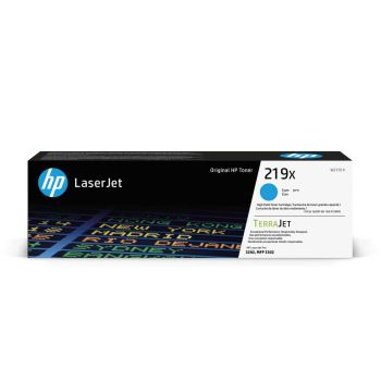 HP 219X High Yield Cyan Toner Cartridge (2,500 Pages*) W2191X