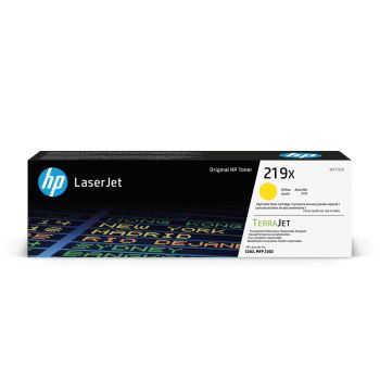HP 219X High Yield Yellow Toner Cartridge (2,500 Pages*) W2192X