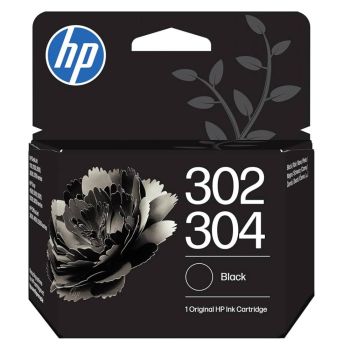 HP 302/304 Black Ink Cartridge (120 Pages*) B7RT7AE