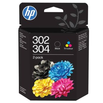 HP 302/304 CMY Tri-Colour + Black Ink Cartridge Pack B82L1AE