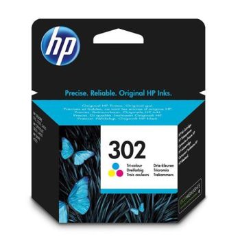 HP F6U65AE 302 Original Colour Ink Cartridge (150 pages*)