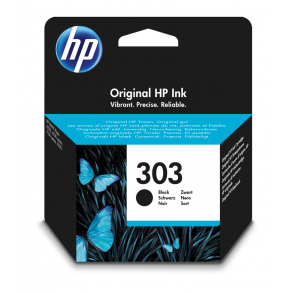 HP 303 Black Ink Cartridge (200 Pages*)