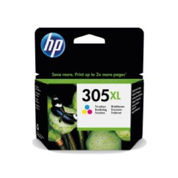 HP 305XL High Yield Tri-Color Ink Cartridge (200 Pages*) 3YM63AE