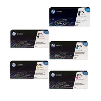 HP 307A 1 x CMY + 2 x Black Standard Yield Toner Cartridges Multipack