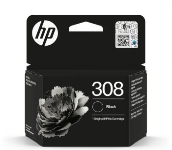 HP 308 Black Ink Cartridge (160 Pages*) 7FP21UE
