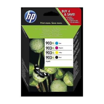 HP 903XL CMYK High Yield Ink Cartridge Multipack 3HZ51AE (825 Pages* each)