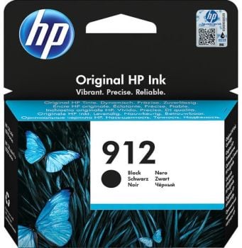 HP 912 Black Standard Yield Ink Cartridge (300 Pages*) 3YL80AE