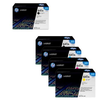 HP 641A CYM + 2 Black Toner Cartridge Multipack