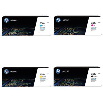 HP 658A Standard CMYK Toner Bundle